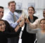 Business Associates Toasting Champagne --- Image by © Tom Grill/Corbis